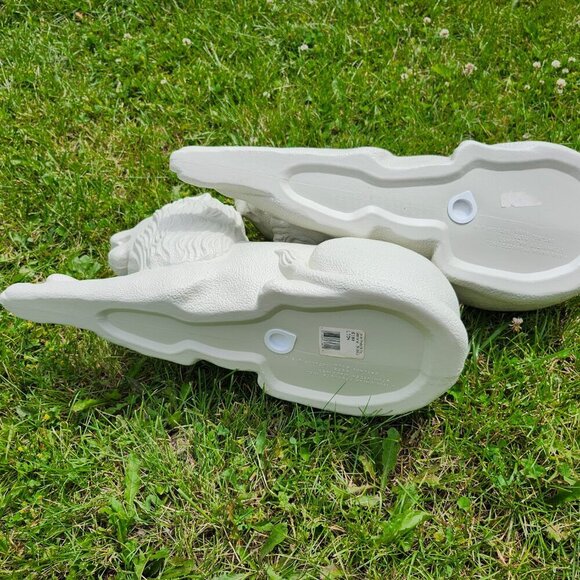 1991 21" Union Products Blowmold Lion Outdoors Garden DON FEATHERSTONE PAIR - Picture 6 of 8